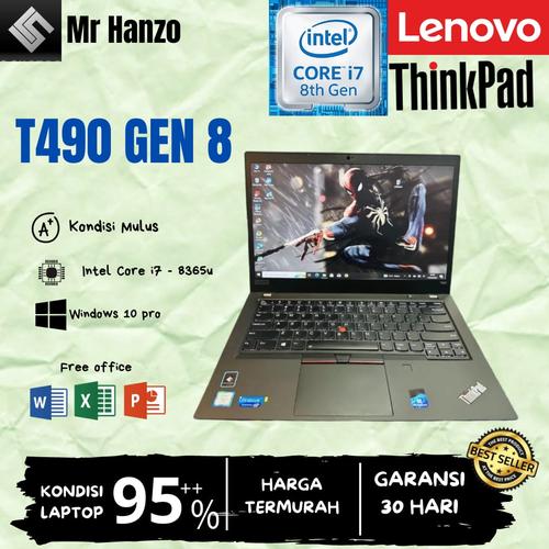 Lenovo ThinkPad T490 core i7 GEN RAM 16GB 512GB TOUCHSCREEN NON  TOUCHSCREEN, 16GB 1TB di Mrhanzo Tokopedia