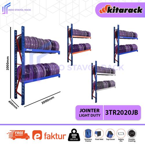 Jual KITARACK Tire Rack 3TR1520J Jointer Biru Series Rak Ban Motor ...