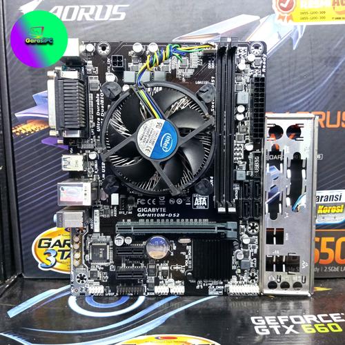 Jual PAKET Motherboard H110 Gigabyte Processor Intel Core i57400