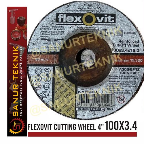 Flexovit Mega Inox Cutting Disc + BONUS 5 Cut-Off Discs 125 x 1.0 x 22