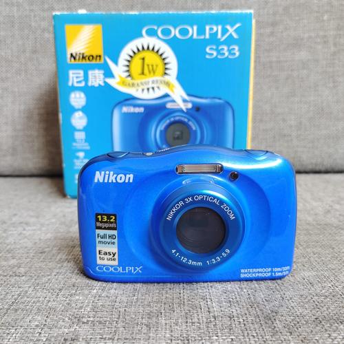 Nikon COOLPIX S33（ホワイト）ニコン オールド防水コンデジ