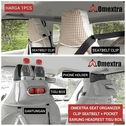 Jual Seatbelt Clip Sarung Jok Wuling Air Ev Tissue Box Gantungan