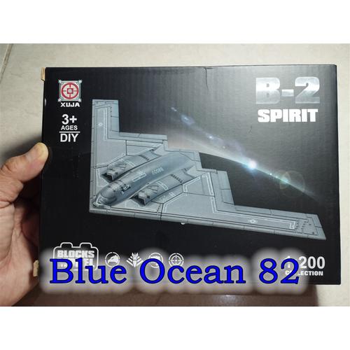 Jual Block Model DIY 1/200 US B2 Spirit Stealth Fighter Aircraft