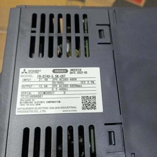 Mitsubishi 7.5KW VFD 3ph 440V D700 Series FR-D740-7.5K in bd