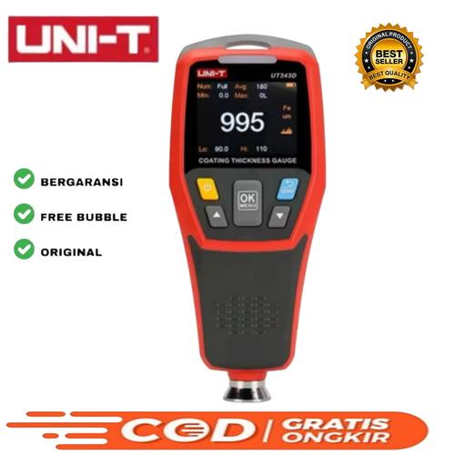 Jual UNI-T Coating Thickness Gauge Alat Ukur Ketebalan Cat UT343D ...