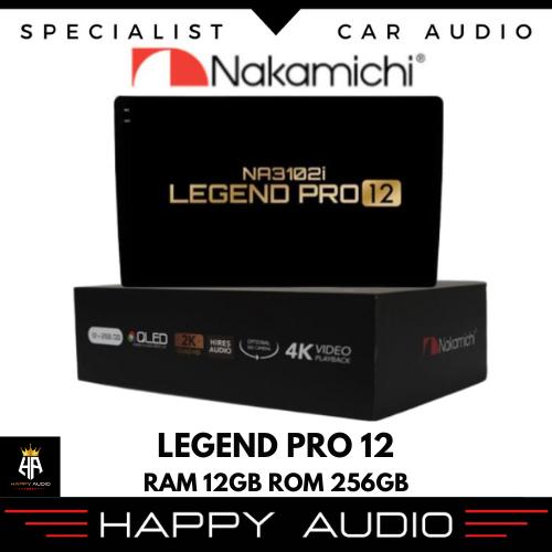 Jual TERBARU Head Unit Android NAKAMICHI 9&10 Inch LEGEND PRO 12 RAM 12