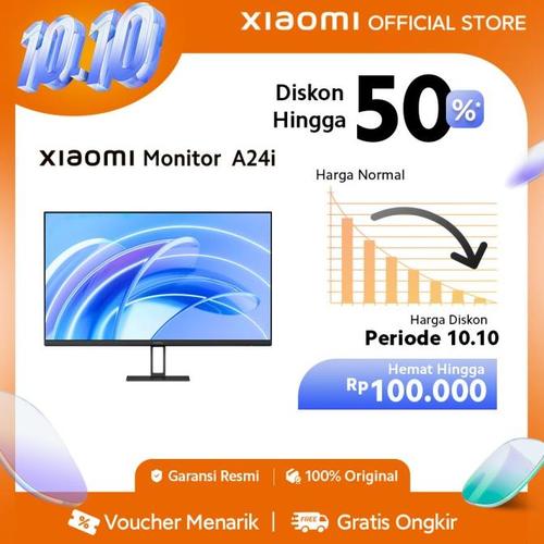 Jual Official Xiaomi Monitor A24i 100Hz high refresh rate 99 sRGB color gamut FHD Display