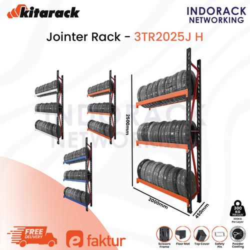 Kitarack Stacking Rack Jual KITARACK Tire Rack 3TR2025J Jointer Hitam Series Rak Ban Motor ...