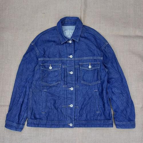 Spao Indigo Type Vintage Denim Jacket Classic Retro Jaket Jeans Rugged  Style Casual no lee wrangler zara uniqlo di Blackhorsetheory Tokopedia