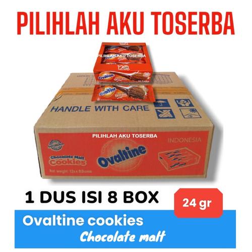 Jual Biskuit OVALTINE Chocolate Malt COOKIES 24 gr ( HARGA 1 DUS