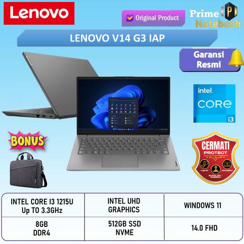 Jual Lenovo V14 G3 Core i3-1215U 8GB 256GB SSD W11PRE 14.0 FHD ...