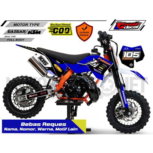 Jual Sticker Striping Stiker Mini Trail Gazgas 50cc KTM 50cc