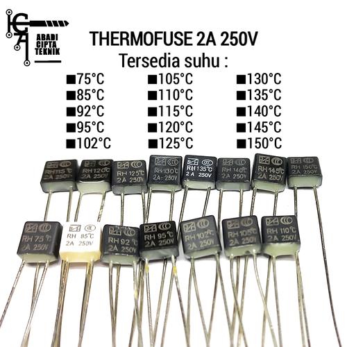 Jual Thermofuse fuse sekring kipas 115C - 150C angin 2A umum - 75C ...