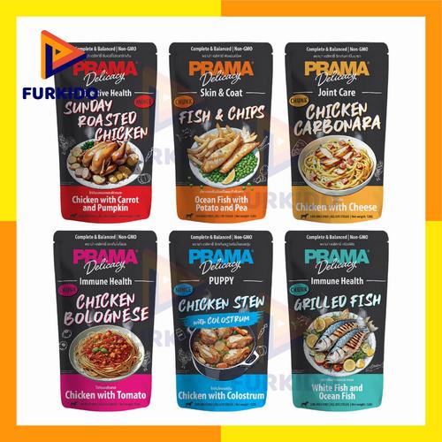 Promo Prama Dog Wet Food Pouch 120 Gr / Makanan Basah Anjing Fish
