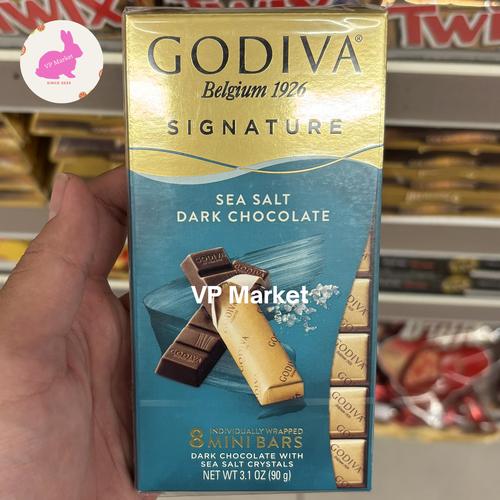 Jual Godiva Sea Salt Dark Chocolate 8Mini Bar 90gr Jakarta Barat VP