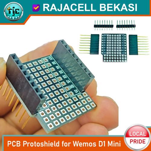 Jual Wemos D1 Mini PCB Proto Shield plate for DIY Shield D1mini project