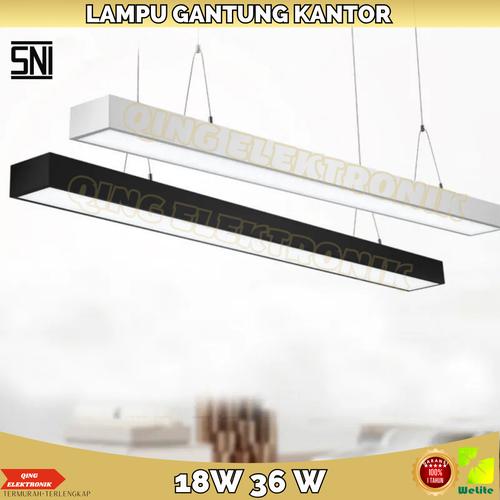 Promo Lampu Gantung Kantor Lampu Kerja LED Lampu Balok 18W 36W Baja ...