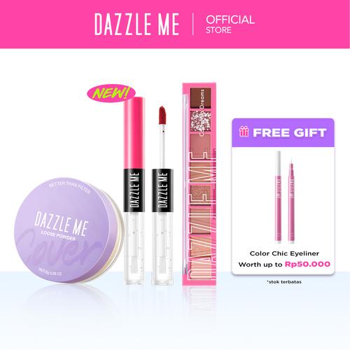 Jual [HALLOWEEN SPECIAL] DAZZLE ME Midnight Glow Bundle Set make up