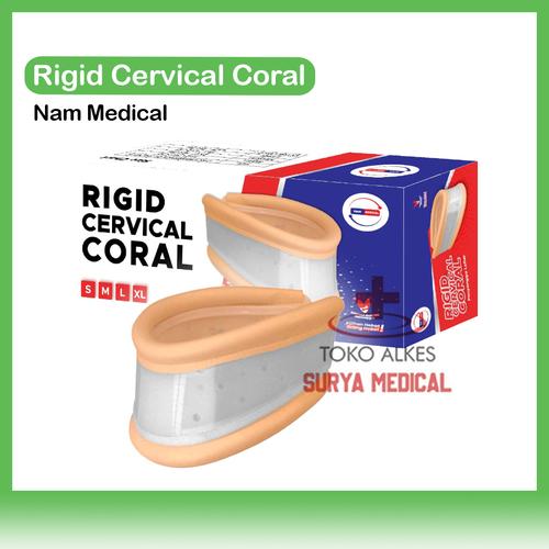 Jual Alat Penyangga Leher Kaku Nam Medical Rigid Cervical Collar - S ...
