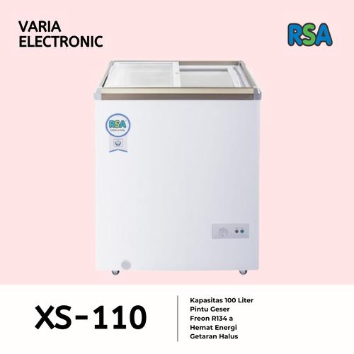 Jual Chest Freezer RSA XS-110 Kapasitas 100 Liter Sliding Door - Kota ...