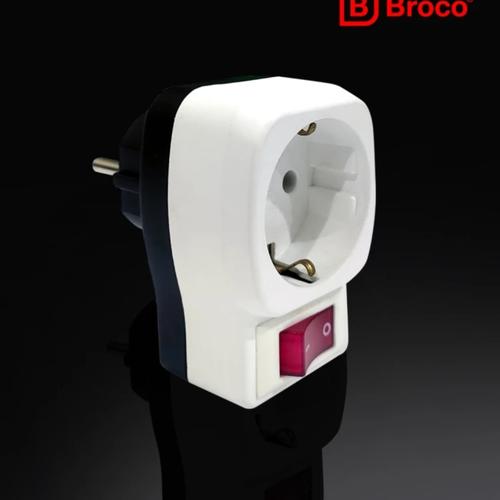 Jual Over Steker Stop Kontak Arde 1 Lubang Saklar Lampu On Off Putih ...