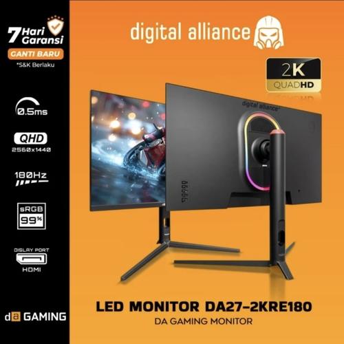 Jual MONITOR DIGITAL ALLIANCE DA272KRE180 27INCH, 180Hz, IPS Kota