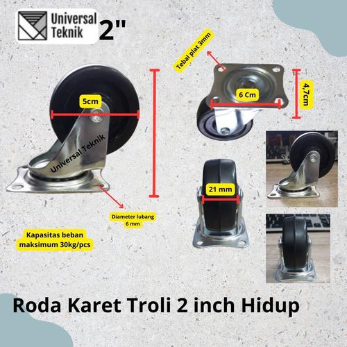 Promo Roda troli karet Hidup 2