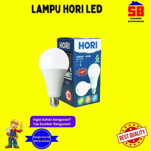 Jual LAMPU HORI LED PUTIH 4 5 7 9 15 17 20 WATT BULB BOHLAM KAMAR - 4 ...