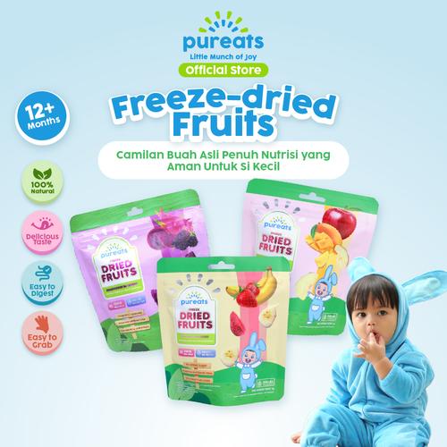 Pureats Promo Pureats Freeze Dried Fruits Apple Mango - Snack Balita Buah - Kab ...