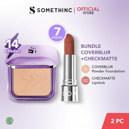 Promo SOMETHINC [2 PCS] Copy Paste Coverblur Powder Foundation 12g ...