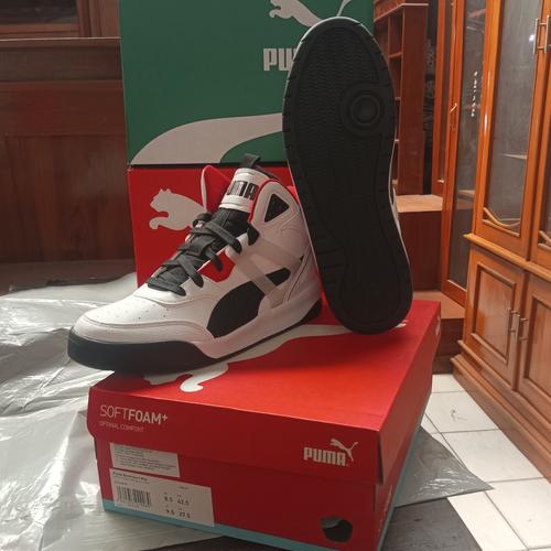 Jual Sepatu Sneakers Puma BackCourt Mid, 374139 01, Original, Size