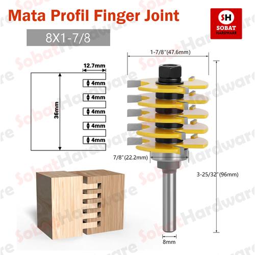 Jual Mata Router Finger Joint / Router Bit Penyambung Kayu - Kota Depok ...