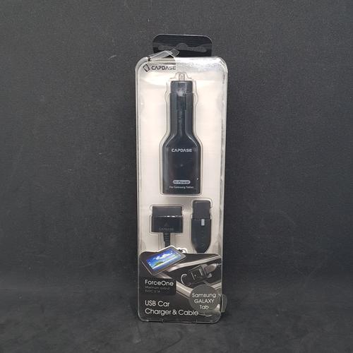 Jual Capdase USB Car Charger dan Cable Samsung Galaxy Tab 30pin