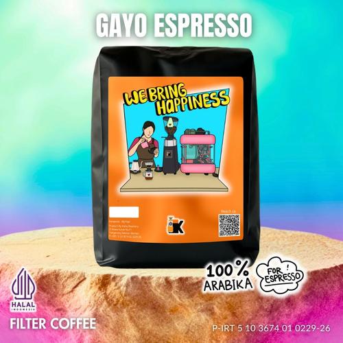 Promo Biji Kopi Arabika Gayo Espresso 1kg - Giling Sedan…