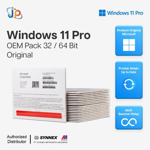 Promo Microsoft Windows 11 Pro / Professional OEM Pack 32 / 64 Bit ...