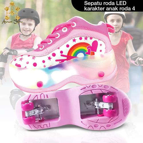 Jual Sepatu Roda Anak/Sepatu Roda Anak Perempuan/Rollers Shoes 4 Roda ...