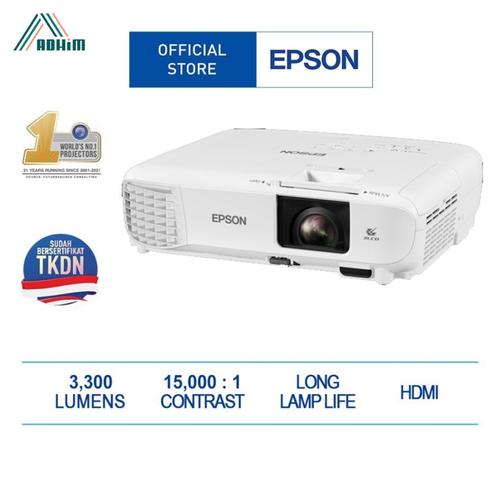 Jual Projector EPSON EBE600 EBE600 EB E600 XGA 3LCD 3400 Lumens TKDN