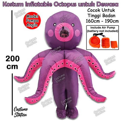 Jual Kostum Inflatable Octopus / Costume Gurita Hewan Laut Sea Animal ...
