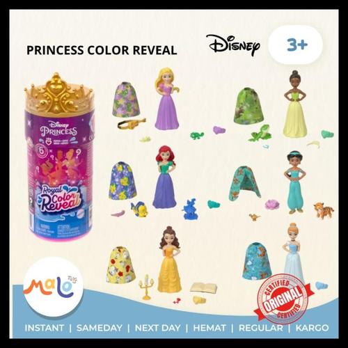 Jual Boneka Disney Princess Royal Color Reveal [Original] Mattel Random ...