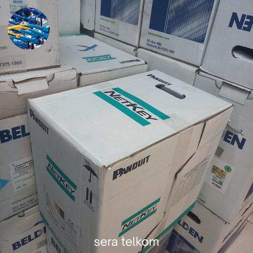 Jual kabel utp KABEL LAN CQT 6 PANDUIT NETKEY BLUE biru 305mtr ORIGINAL ...