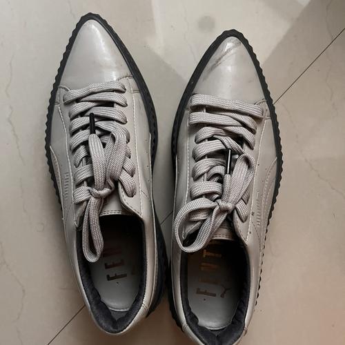 Jual Sepatu Puma x Fenty Pointy Creeper Beige Second/Bekas