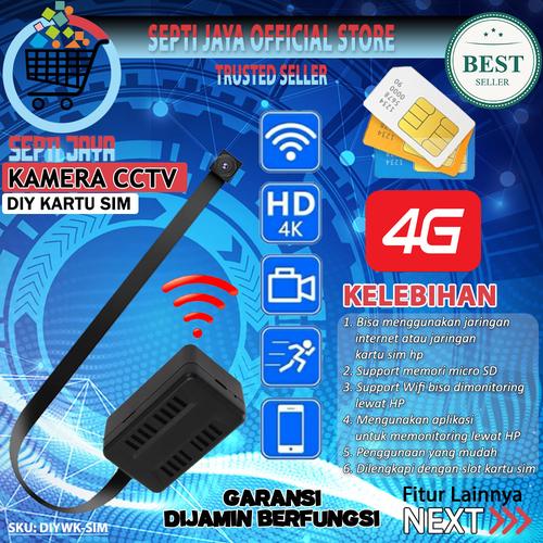 Lookcam Module Promo IP Kamera DIY Module Mini Lensa Kartu SIM 4G Kamera Keamanan ...