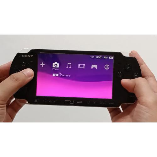 Jual PSP 3000 Hitam + MMC + kabel charger + baterai Kota Cimahi