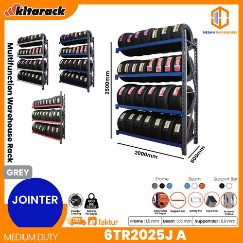 Jual Kitarack Rak Besi Tire Rack Ban Motor Mobil 6TR2025JA Jointer Rak ...