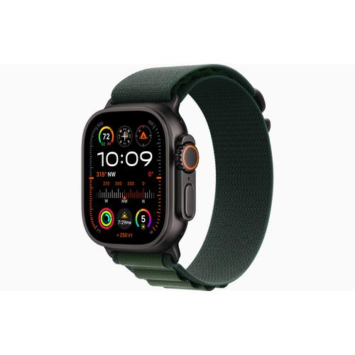 Jual Apple Watch Ultra 2 Black Titanium 49mm Alpine Loop Strap Black