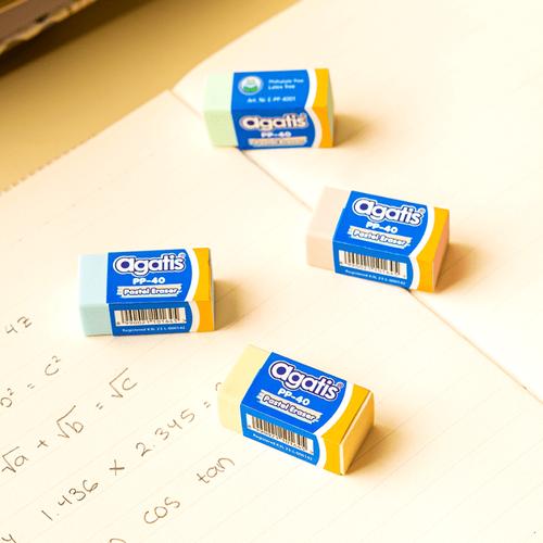Jual Agatis - Penghapus Pensil Kecil P40 Pastel Eraser Set Isi 4Pcs ...