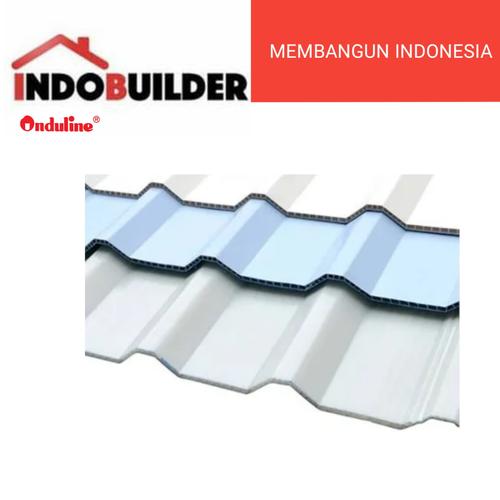 Jual ONDUPLAST CLASSIC LEBAR 87 CM PER METER / ATAP UPVC Kab