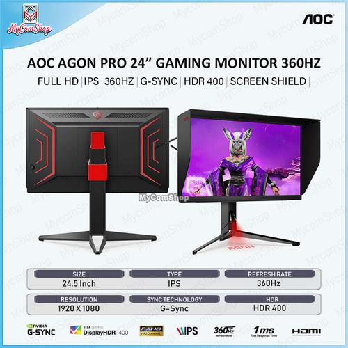 Aoc Inch 1440p Monitor AOC 25G3ZM 240Hz Full HD 1ms Adaptive Sync
