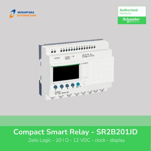 Promo Schneider Smart Relay Zelio Logic 20 I/O 12VDC - SR2B201JD - Kab ...