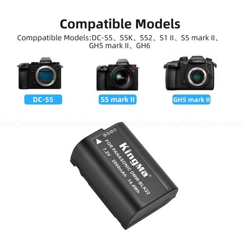 Jual KingMa Battery Only for Panasonic DMWBLK22 + Free Battery Box